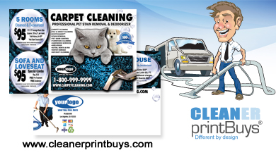 Carpet Cleaning Direct Mail (4 x 6) #C0007 UV Gloss