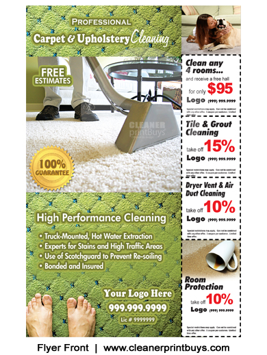 Carpet Cleaning Flyer (8.5 x 5.5) #C0002
