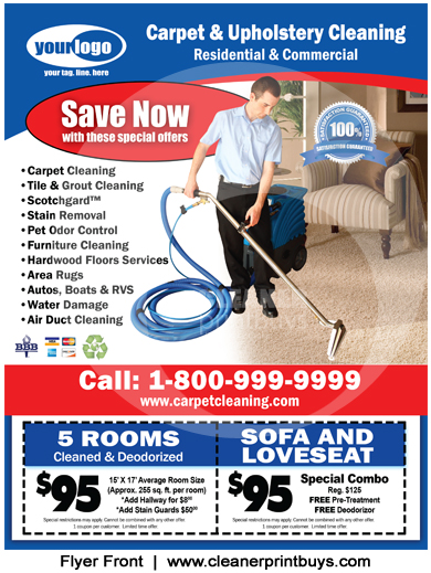 Carpet Cleaning Flyer (8.5 x 11) #C0006