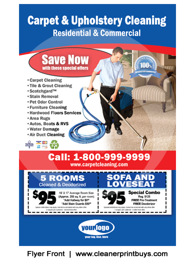 Carpet Cleaning Flyer (8.5 x 5.5) #C0006