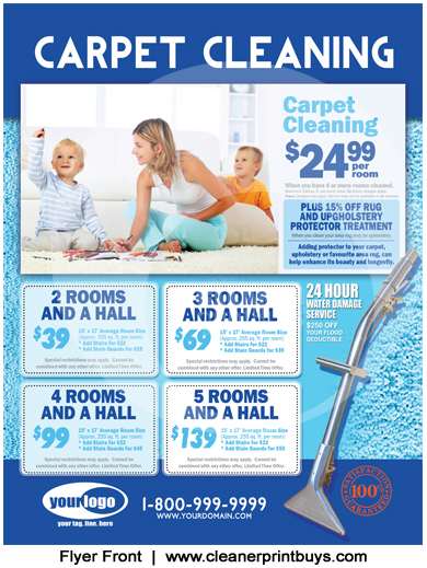 Carpet Cleaning Flyer (8.5 x 11) #C0008
