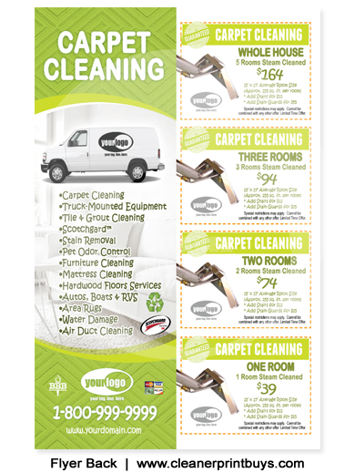Carpet Cleaning Flyer (8.5 x 5.5) #C1005