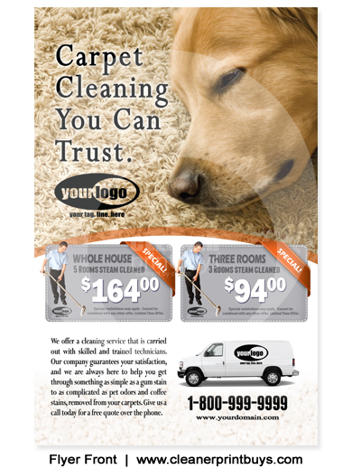 Carpet Cleaning Flyer (8.5 x 5.5) #C1024