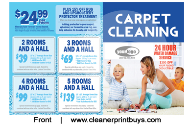 Carpet Cleaning Postcard (8.5 x 5.5) #C0008 UV Gloss Front