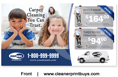 Carpet Cleaning Postcard (6 x 11) #C1021 UV Gloss Front