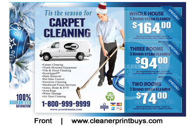 Carpet Cleaning Postcard (8.5 x 5.5) #C2001 UV Gloss Front