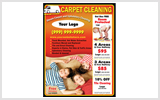 Carpet Cleaning EDDM Postcard Template # C0001 8.5 x 11