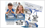 Carpet Cleaning EDDM Postcard Template # C1021 8.5 x 11