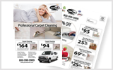 Carpet Cleaning EDDM Postcard Template # C1075 8.5 x 11